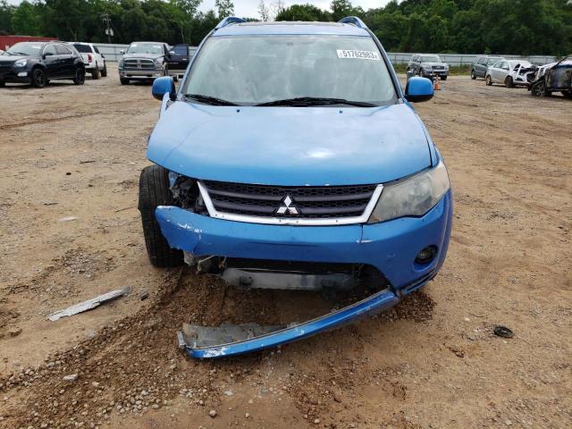 JA4MS41X57Z010361 - 2007 MITSUBISHI OUTLANDER XLS BLUE photo 5