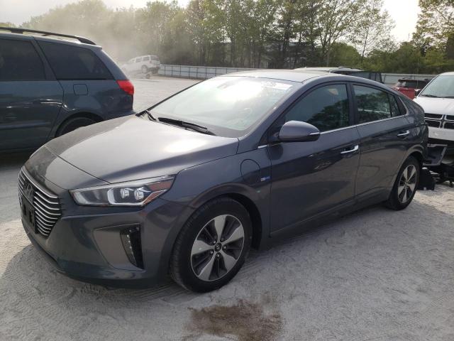 KMHC75LD1KU163199 - 2019 HYUNDAI IONIQ LIMITED GRAY photo 1