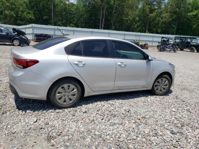 3KPA24AB1KE174272 - 2019 KIA RIO S SILVER photo 3