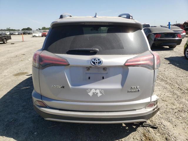 JTMRJREVXJD237828 - 2018 TOYOTA RAV4 HV LE SILVER photo 6