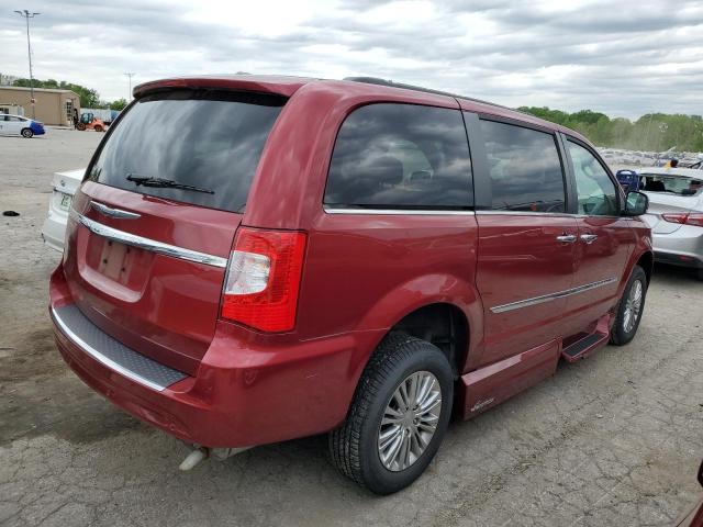 2C4RC1CG5FR534736 - 2015 CHRYSLER TOWN & COU TOURING L RED photo 3