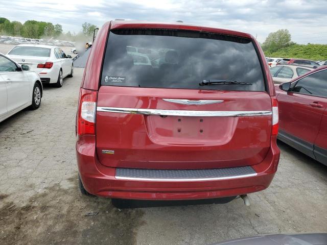 2C4RC1CG5FR534736 - 2015 CHRYSLER TOWN & COU TOURING L RED photo 6