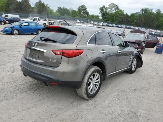 JN8AS1MW0BM731921 - 2011 INFINITI FX35 SILVER photo 3