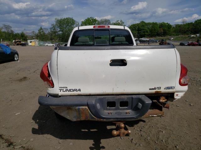 5TBBT44155S462819 - 2005 TOYOTA TUNDRA ACCESS CAB SR5 WHITE photo 6