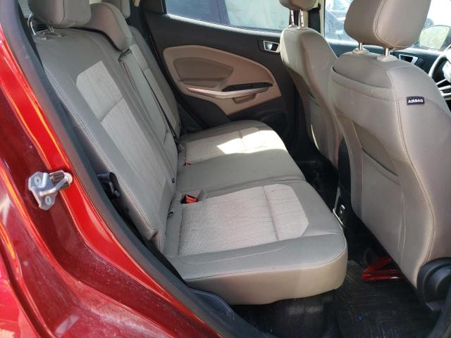 MAJ6S3GL4KC276355 - 2019 FORD ECOSPORT SE Czerwony zdjęcie 10