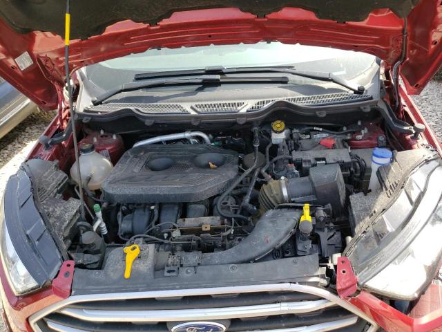 MAJ6S3GL4KC276355 - 2019 FORD ECOSPORT SE Czerwony zdjęcie 11