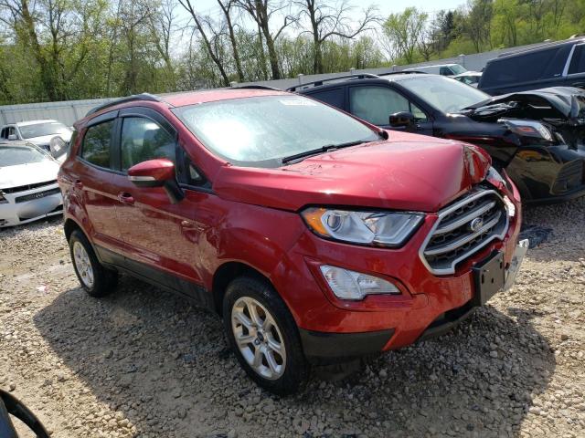 MAJ6S3GL4KC276355 - 2019 FORD ECOSPORT SE Czerwony zdjęcie 4