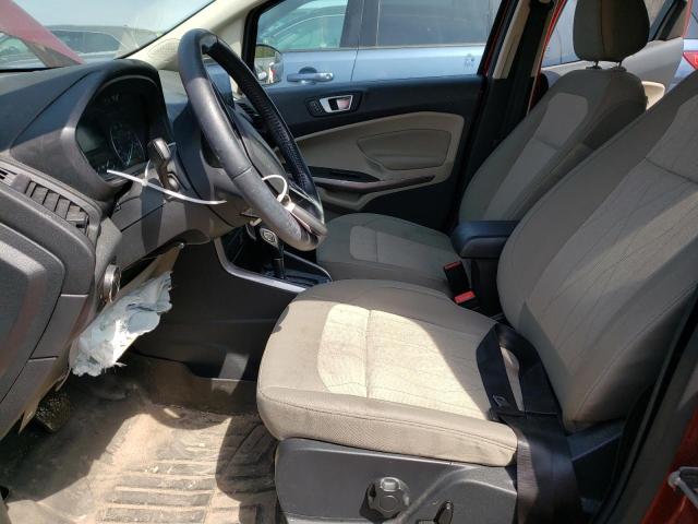 MAJ6S3GL4KC276355 - 2019 FORD ECOSPORT SE Czerwony zdjęcie 7
