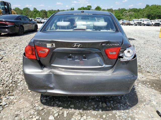 KMHDU46D39U636002 - 2009 HYUNDAI ELANTRA GLS GRAY photo 6