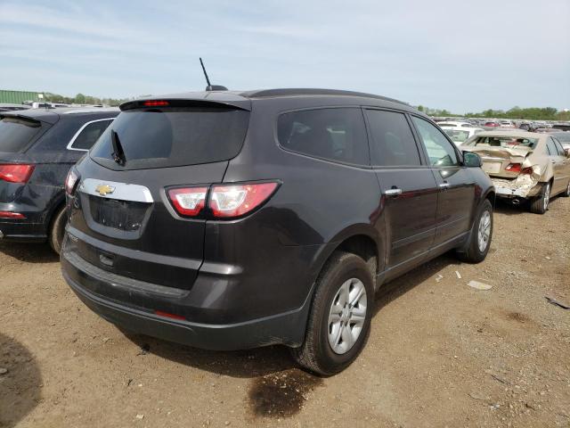 1GNKRFED4HJ215276 - 2017 CHEVROLET TRAVERSE LS BLACK photo 3