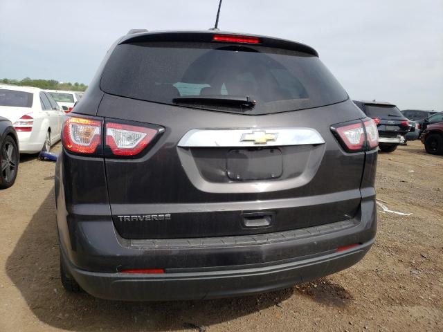 1GNKRFED4HJ215276 - 2017 CHEVROLET TRAVERSE LS BLACK photo 6