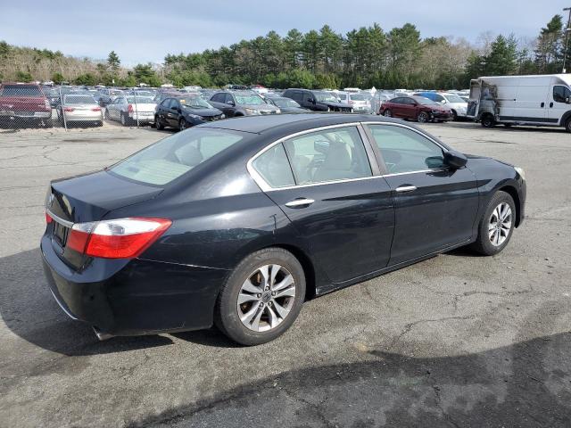 1HGCR2F3XDA221607 - 2013 HONDA ACCORD LX BLACK photo 3