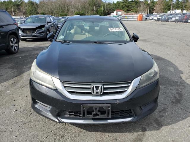 1HGCR2F3XDA221607 - 2013 HONDA ACCORD LX BLACK photo 5