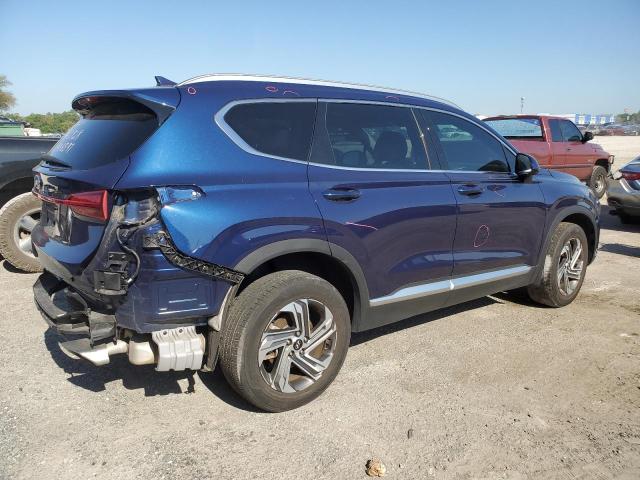 5NMS24AJ6NH406597 - 2022 HYUNDAI SANTA FE SEL BLUE photo 3