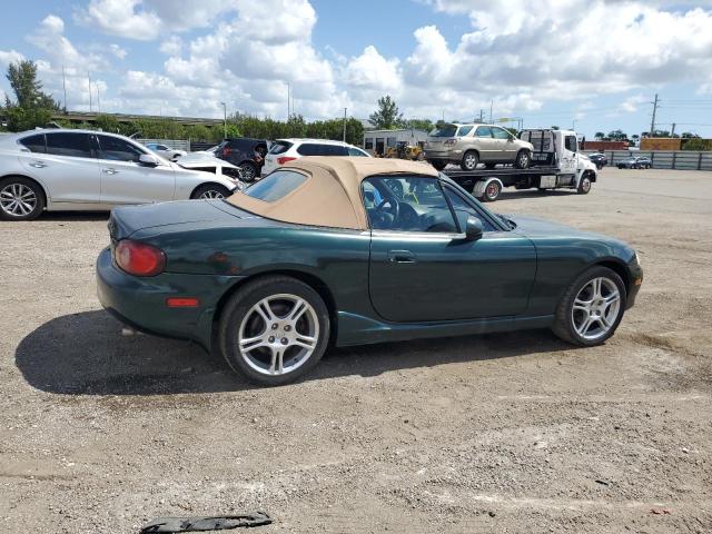 JM1NB353940408068 - 2004 MAZDA MX-5 MIATA BASE GREEN photo 3