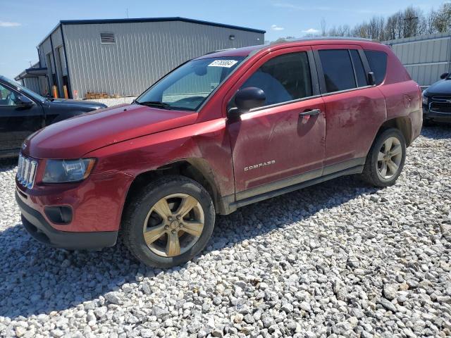 1C4NJDBBXED535605 - 2014 JEEP COMPASS SPORT RED photo 1