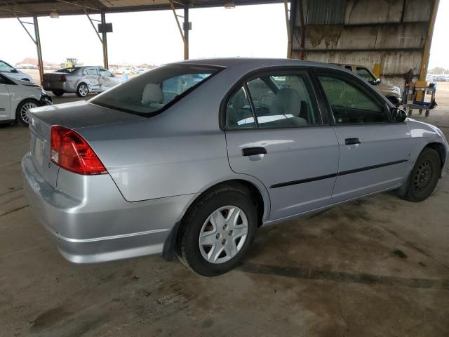 1HGES16385L025548 - 2005 HONDA CIVIC DX VP SILVER photo 3