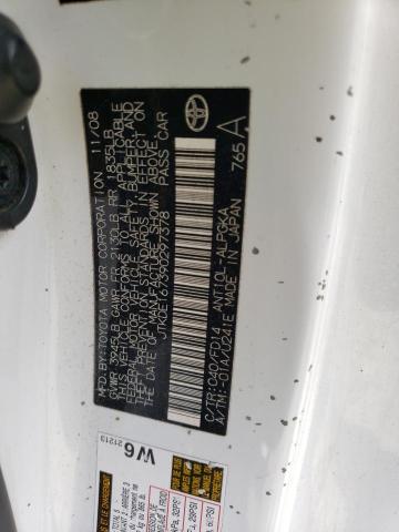 JTKDE167390297378 - 2009 TOYOTA SCION TC 白色 照片 12