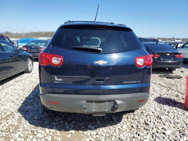 1GNKVGED2BJ182321 - 2011 CHEVROLET TRAVERSE LT BLUE photo 6