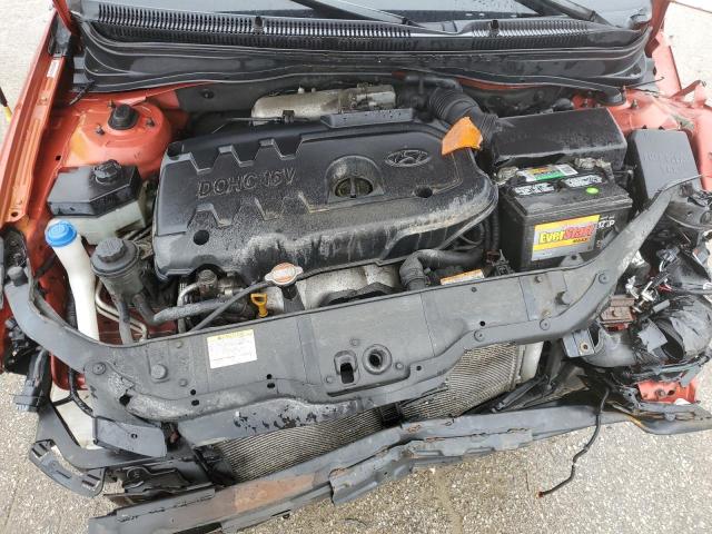 KMHCM36C78U067411 - 2008 HYUNDAI ACCENT GS ORANGE photo 11