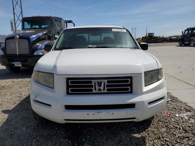 2HJYK162X6H546901 - 2006 HONDA RIDGELINE RT WHITE photo 5