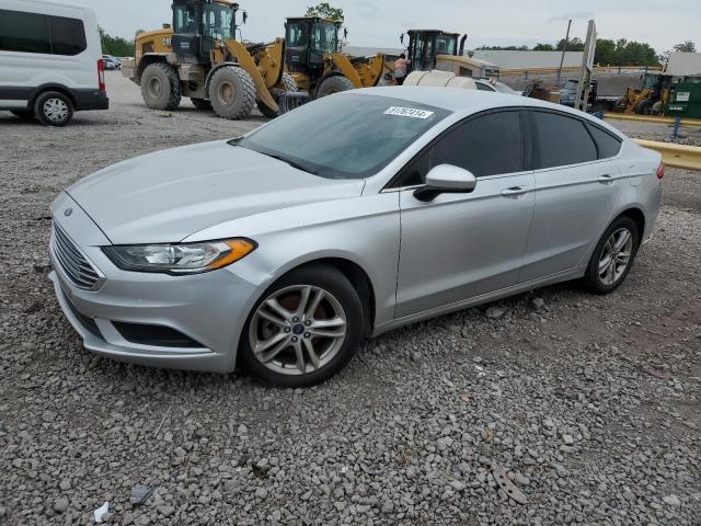 3FA6P0H79JR135539 - 2018 FORD FUSION SE GRAY photo 1