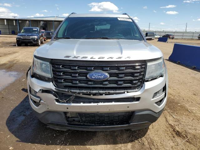 1FM5K8GT0GGC33808 - 2016 FORD EXPLORER SPORT SILVER photo 5