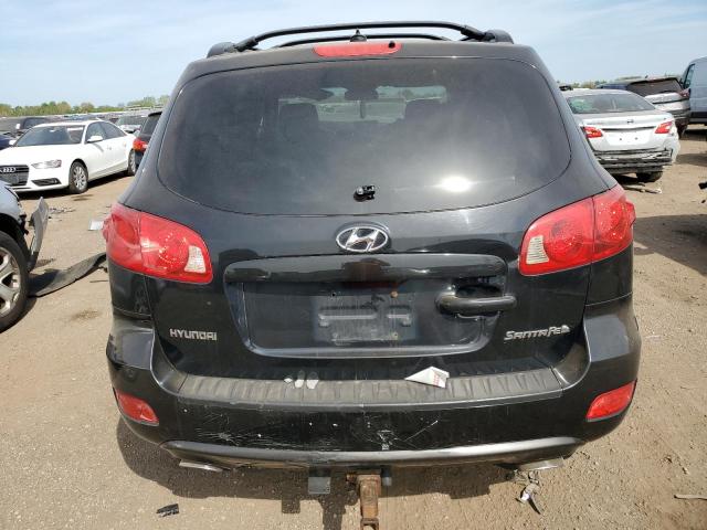 5NMSG13D67H087681 - 2007 HYUNDAI SANTA FE GLS BLACK photo 6