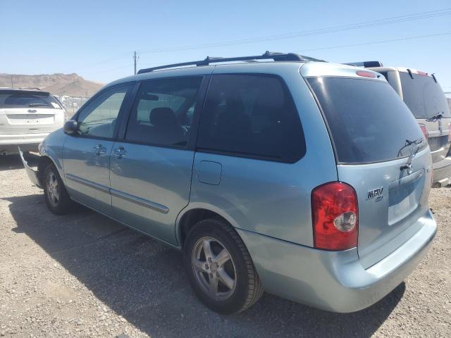 JM3LW28A530364687 - 2003 MAZDA MPV WAGON TURQUOISE photo 2