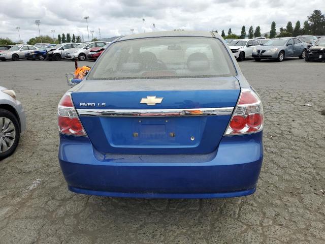 KL1TD56648B244302 - 2008 CHEVROLET AVEO BASE BLUE photo 6