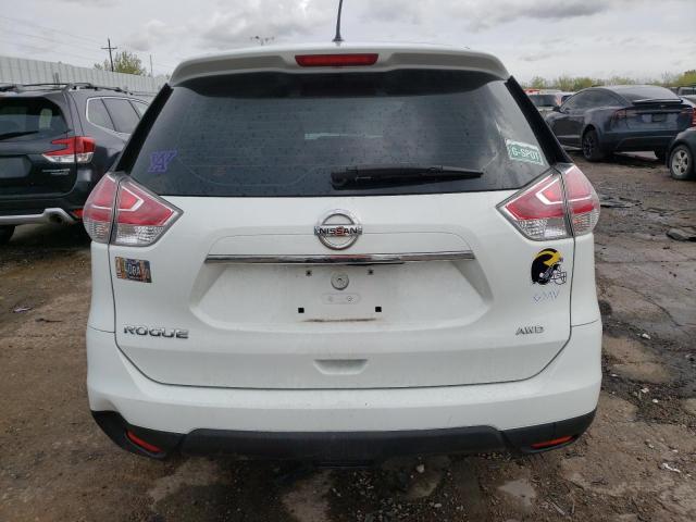 KNMAT2MV1GP677783 - 2016 NISSAN ROGUE S WHITE photo 6