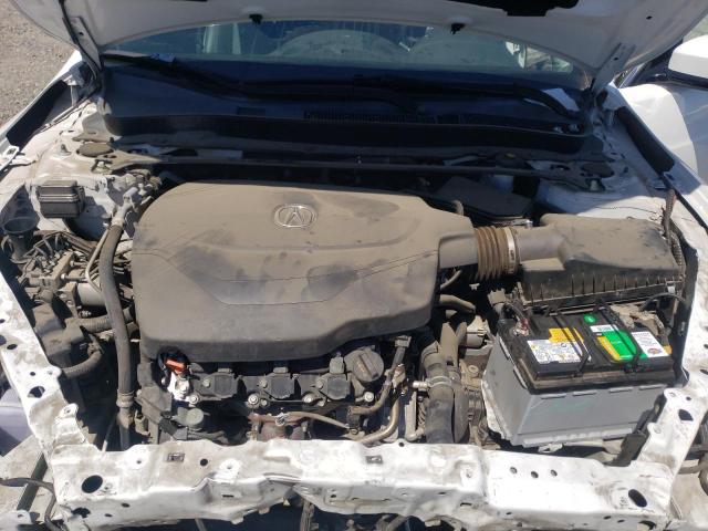 19UUB2F80KA007338 - 2019 ACURA TLX ADVANCE WHITE photo 11