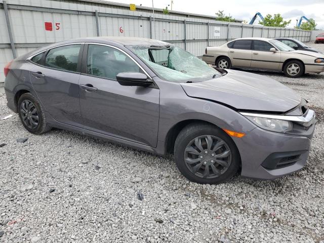 19XFC2F53HE035960 - 2017 HONDA CIVIC LX GRAY photo 4