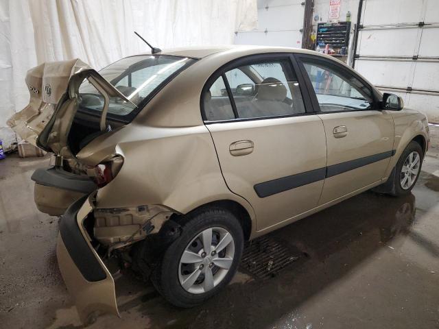 KNADE123X86377201 - 2008 KIA RIO BASE GOLD photo 3