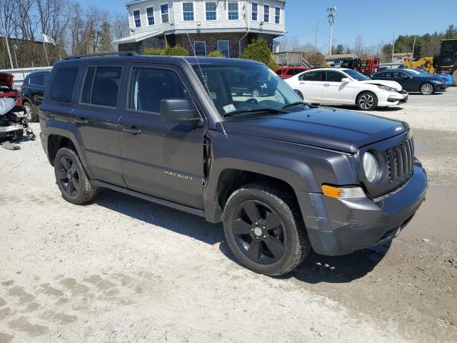 1C4NJRFB1ED820605 - 2014 JEEP PATRIOT LATITUDE GRAY photo 4