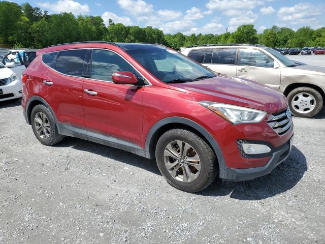 5XYZU3LB3GG350530 - 2016 HYUNDAI SANTA FE S RED photo 4