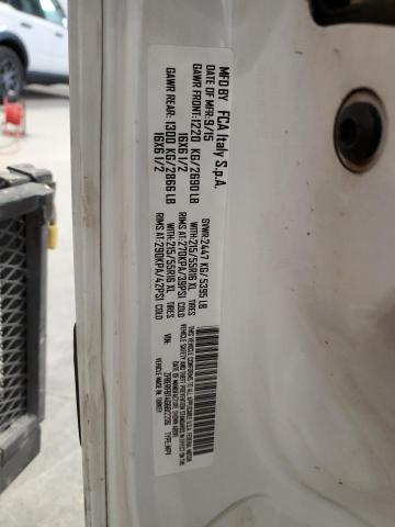 ZFBERFBT4G6B12206 - 2016 RAM PROMASTER SLT WHITE photo 14