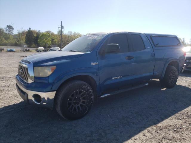 5TBRV54158S481812 - 2008 TOYOTA TUNDRA DOUBLE CAB BLUE photo 1