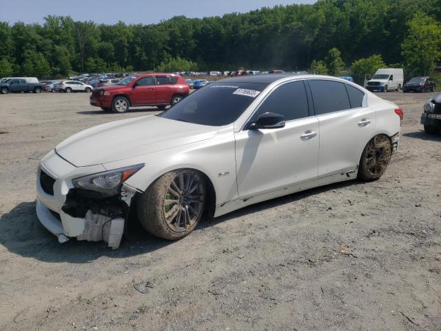 JN1FV7AR1GM451493 - 2016 INFINITI Q50 RED SPORT 400 WHITE photo 1