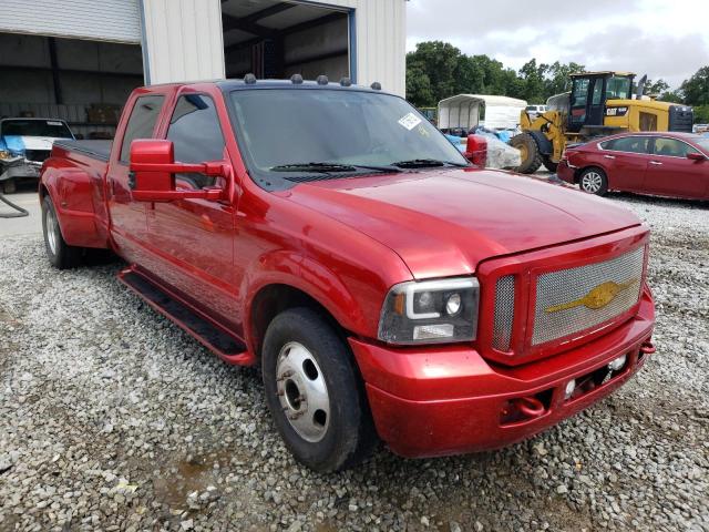 1FTWW32P25EA70016 - 2005 FORD F350 SUPER DUTY RED photo 1