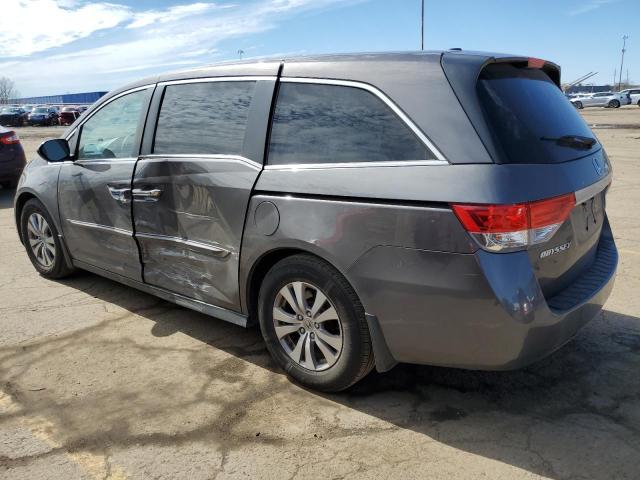 5FNRL5H62FB036240 - 2015 HONDA ODYSSEY EXL GRAY photo 2