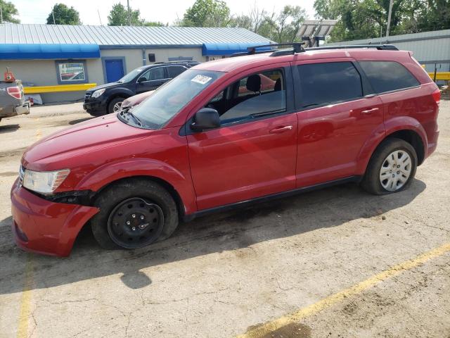 3C4PDCAB8GT110389 - 2016 DODGE JOURNEY SE RED photo 1