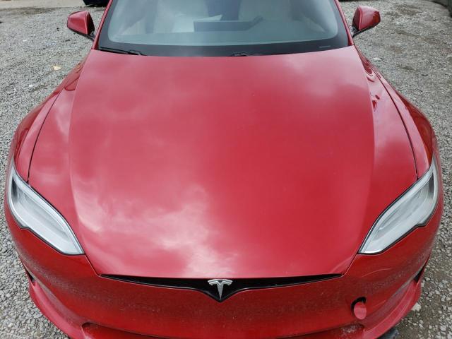 5YJSA1E52MF454130 - 2021 TESLA MODEL S Qırmızı foto 11