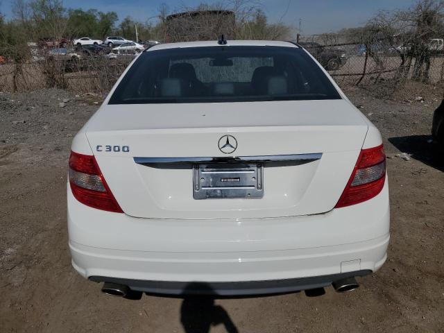 WDDGF54X19R056870 - 2009 MERCEDES-BENZ C 300 WHITE photo 6