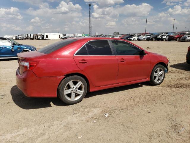 4T1BF1FK1EU812859 - 2014 TOYOTA CAMRY L RED photo 3