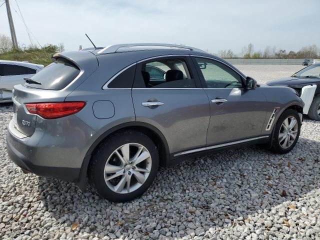 JN8CS1MW3EM412736 - 2014 INFINITI QX70 GRAY photo 3