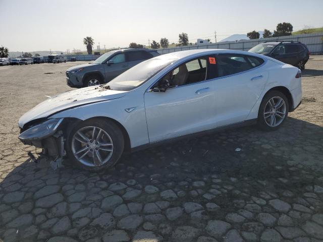 5YJSA1DG3DFP04896 - 2013 TESLA MODEL S თეთრი ფოტო 1