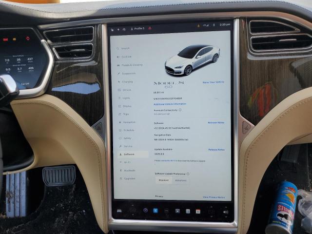 5YJSA1DG3DFP04896 - 2013 TESLA MODEL S თეთრი ფოტო 9