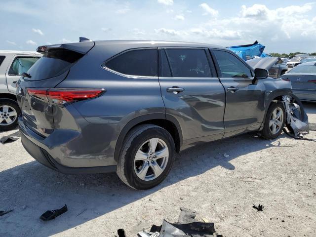 5TDCZRAH9LS003685 - 2020 TOYOTA HIGHLANDER L GRAY photo 3