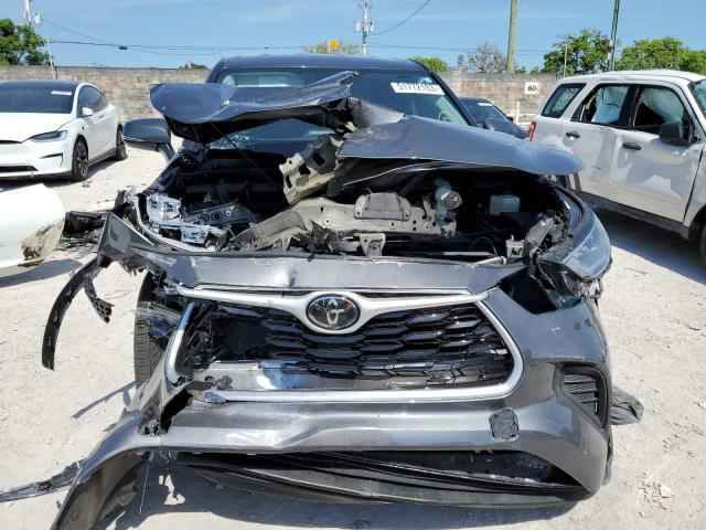 5TDCZRAH9LS003685 - 2020 TOYOTA HIGHLANDER L GRAY photo 5